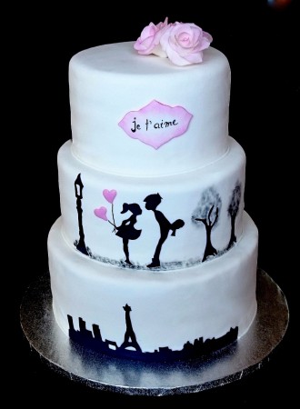 Svadobná torta Paríš